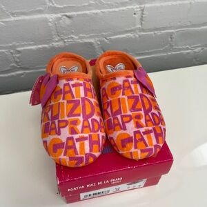 AGATHA RUIZ DE LA PRADA Girls Slippers Size 2